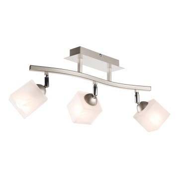 Точковий світильник KLARA 3xE14/40W/230V матовий хром