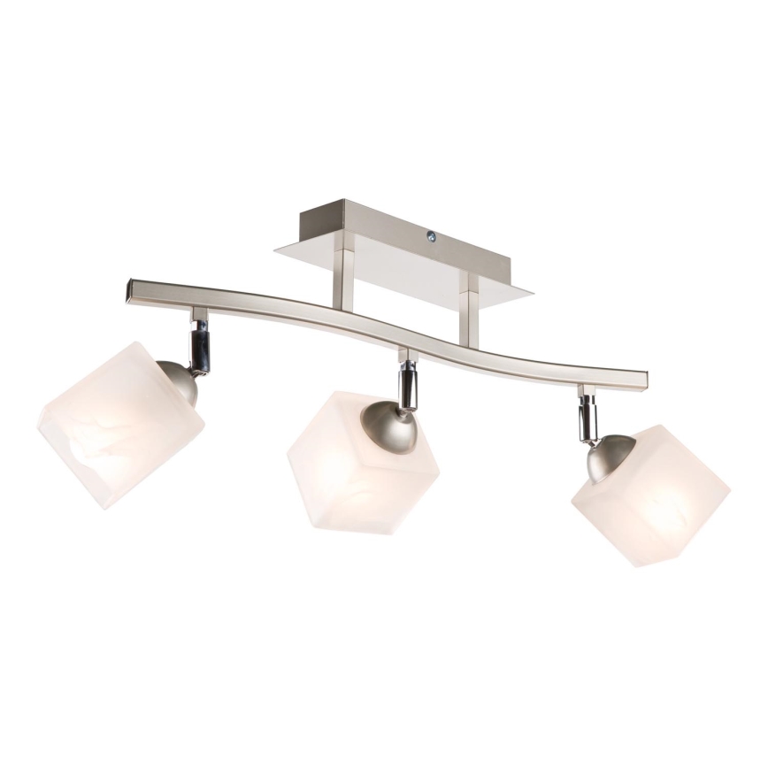 Точковий світильник KLARA 3xE14/40W/230V матовий хром