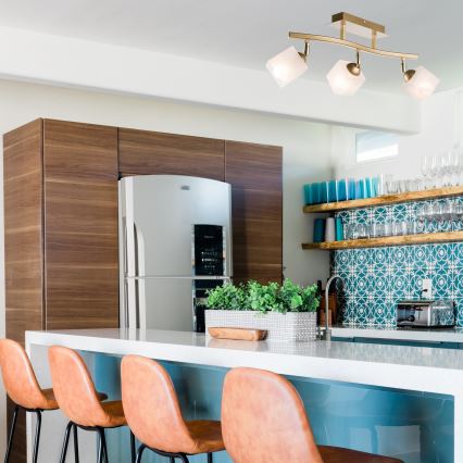 Точковий світильник KLARA 3xE14/40W/230V золотий