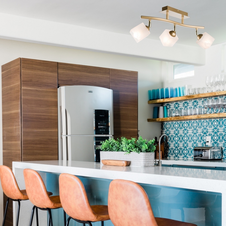 Точковий світильник KLARA 3xE14/40W/230V золотий