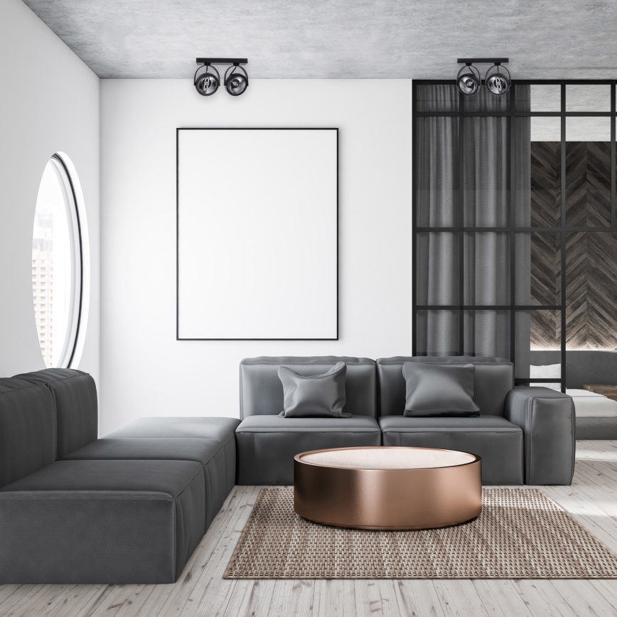 Точковий світильник LUGAR 2xAR111 - GU10/25W/230V