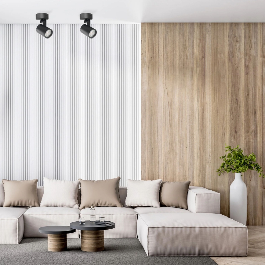 Точковий світильник LYNX 1xGU10/10W/230V чорний