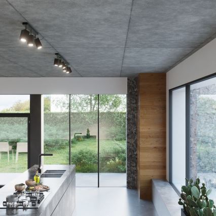 Точковий світильник MERIDA 4xGU10/40W/230V чорний