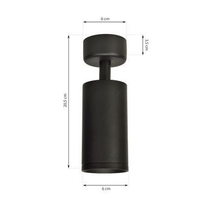 Точковий світильник MICA 1xGU10/25W/230V