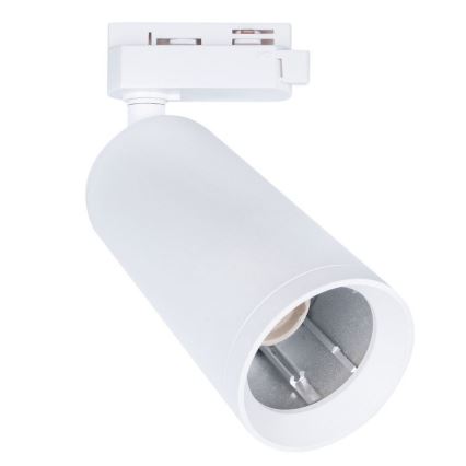 Точковий світильник MICA для трекової системи 1xGU10/25W/230V 1-фазний білий