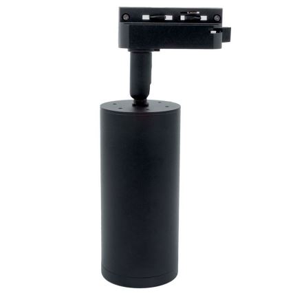 Точковий світильник MICA для трекової системи 1xGU10/25W/230V 1-фазний чорний