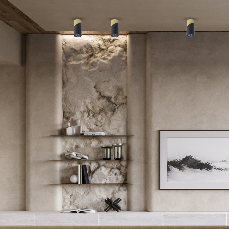 Точковий світильник NEO 1xGU10/8W/230V чорний/золотий