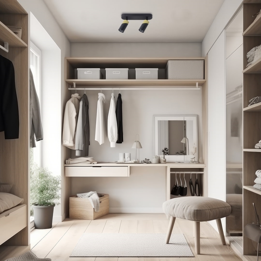 Точковий світильник NEO 2xGU10/8W/230V чорний/золотий