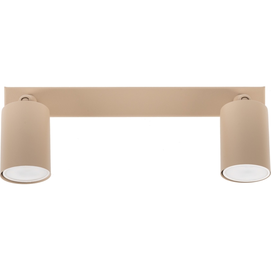 Точковий світильник NEX 2xGU10/10W/230V бежевий