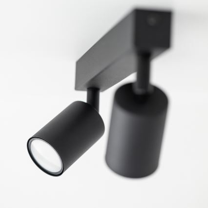 Точковий світильник NEX 2xGU10/10W/230V чорний