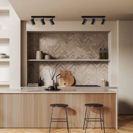 Точковий світильник NICEA 3xGU10/10W/230V чорний