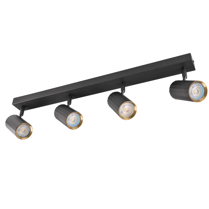 Точковий світильник NICEA 4xGU10/10W/230V чорний