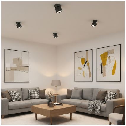 Точковий світильник OH12F 1xGX53/35W/230V 8,5 см чорний