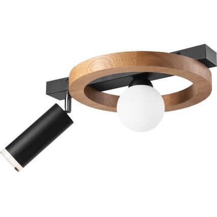 Точковий світильник OTIS 1xG9/5W/230V + 1xE27/15W/230V дуб