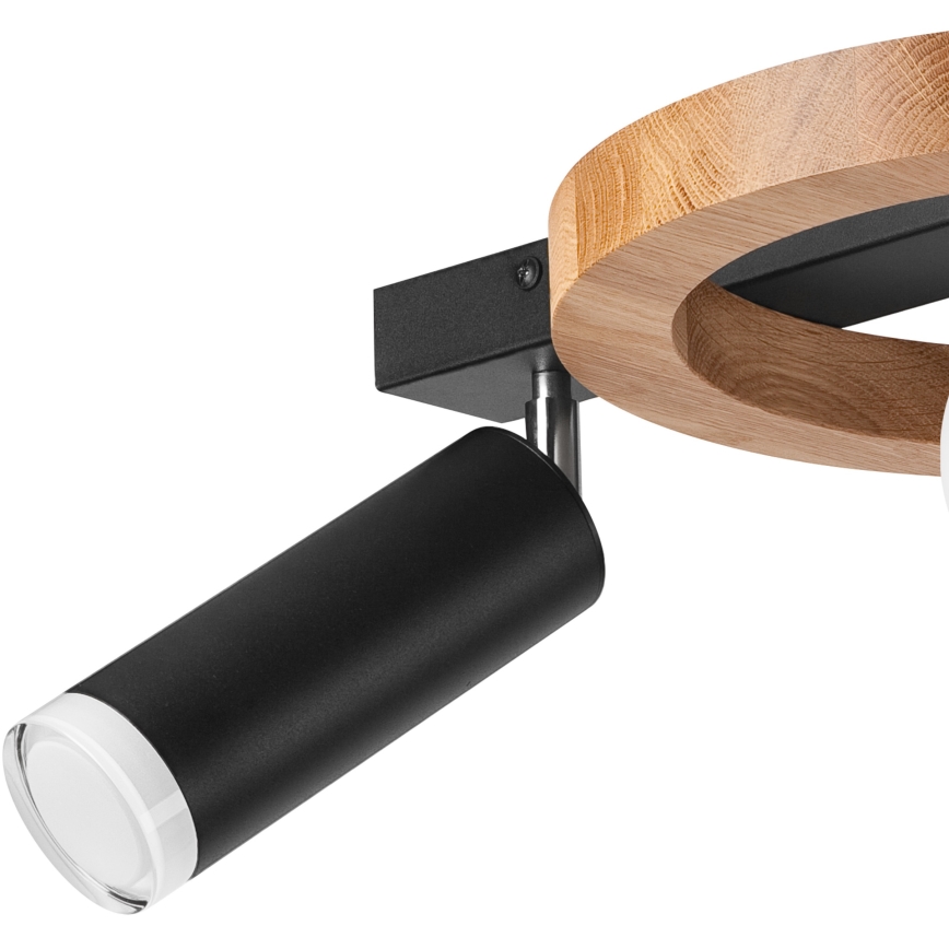 Точковий світильник OTIS 1xG9/5W/230V + 2xE27/15W/230V дуб