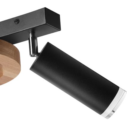 Точковий світильник OTIS 1xG9/5W/230V + 2xE27/15W/230V дуб