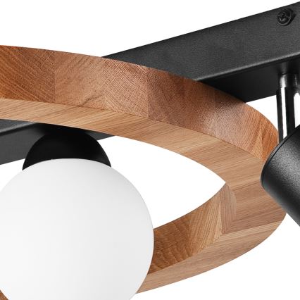 Точковий світильник OTIS 3xG9/5W/230V + 1xE27/15W/230V дуб