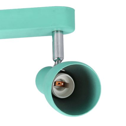 Точковий світильник PICARDO 2xE14/40W/230V бірюзовий