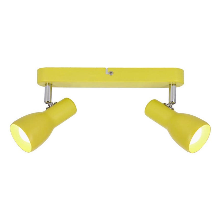 Точковий світильник PICARDO 2xE14/40W/230V жовтий