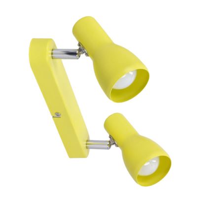 Точковий світильник PICARDO 2xE14/40W/230V жовтий