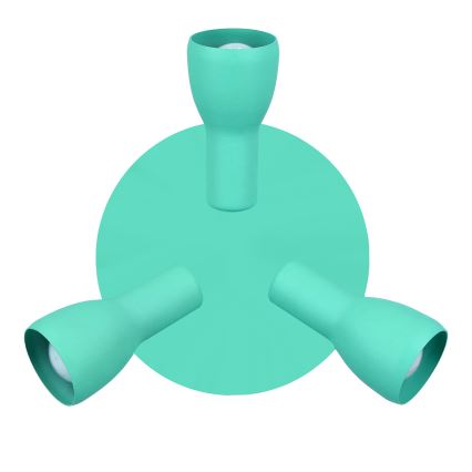 Точковий світильник PICARDO 3xE14/40W/230V бірюзовий