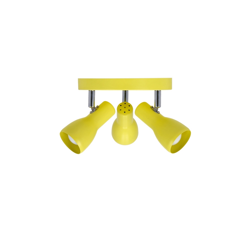 Точковий світильник PICARDO 3xE14/40W/230V жовтий