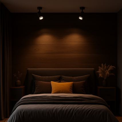 Точковий світильник PIPE 1xGU10/10W/230V чорний