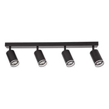 Точковий світильник PIPE 4xGU10/10W/230V чорний