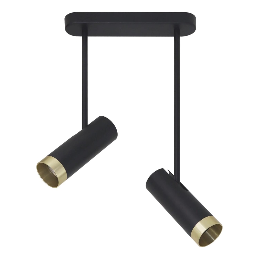 Точковий світильник PORTO 2xGU10/10W/230V чорний