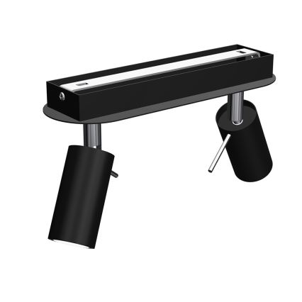 Точковий світильник PRESTON 2xGU10/40W/230V чорний