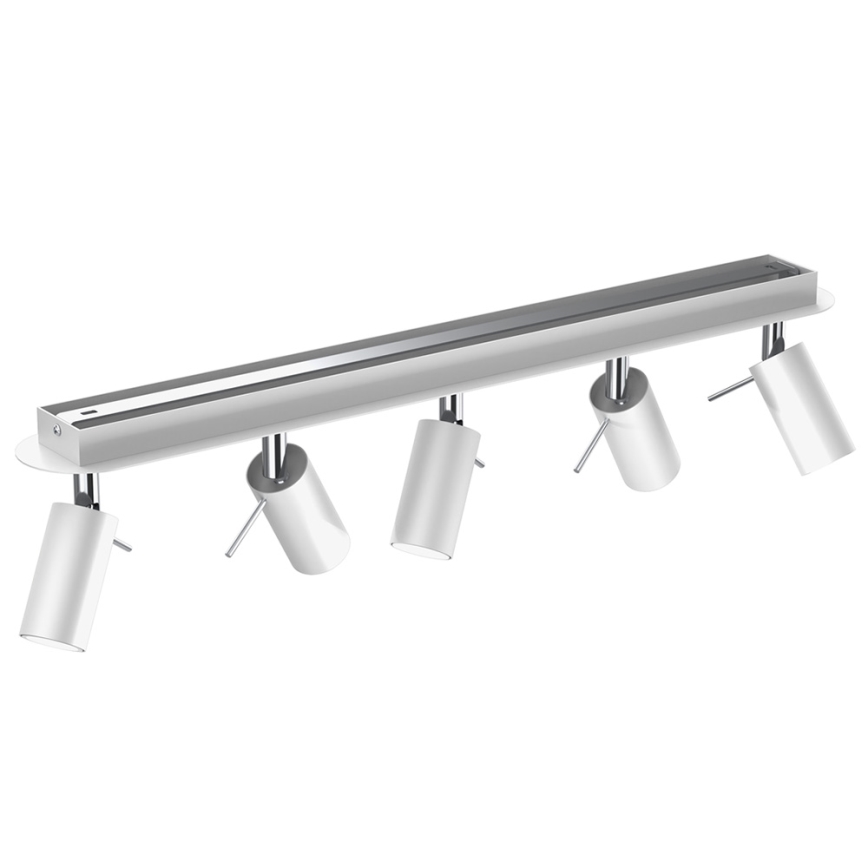 Точковий світильник PRESTON 5xGU10/40W/230V білий/хром