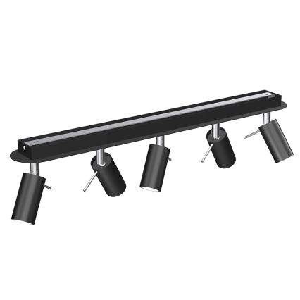 Точковий світильник PRESTON 5xGU10/40W/230V чорний