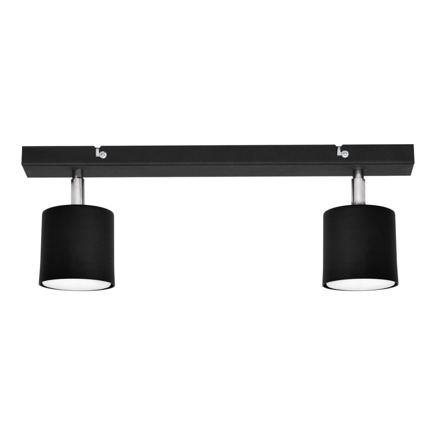 Точковий світильник PUNTA 2xGX53/10W/230V чорний