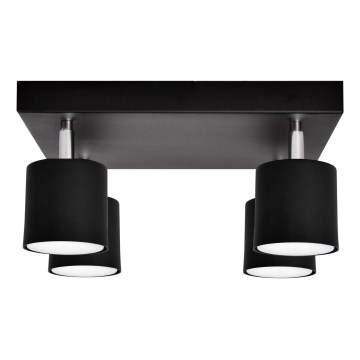 Точковий світильник PUNTA 4xGX53/10W/230V чорний