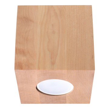 Точковий світильник QUAD 1xGU10/10W/230V бук