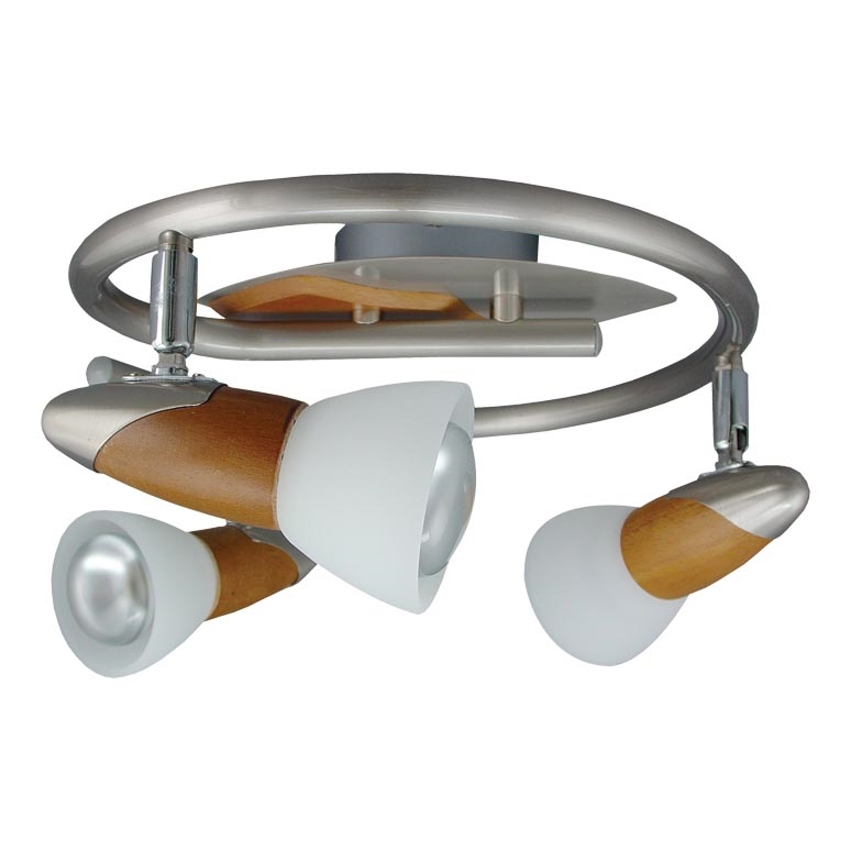 Точковий світильник REA 3xE14/40W/230V дуб