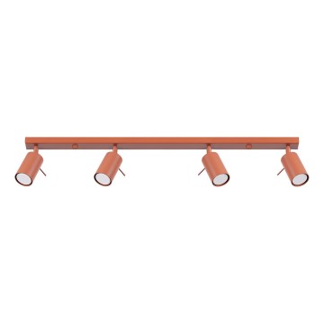 Точковий світильник RING 4xGU10/10W/230V червоний