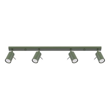 Точковий світильник RING 4xGU10/10W/230V зелений