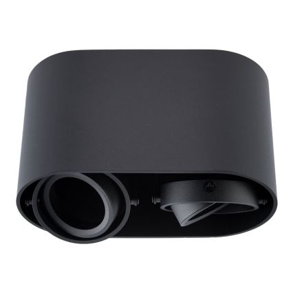 Точковий світильник SIROK 2xGU10/30W/230V чорна