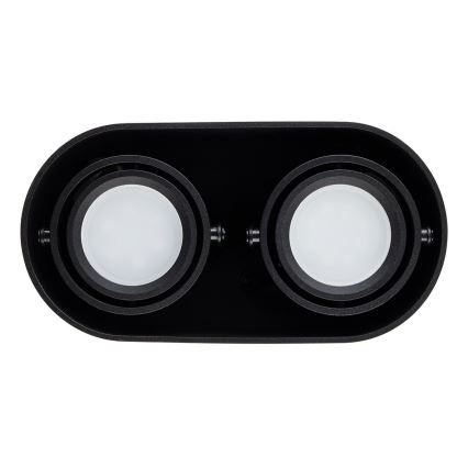 Точковий світильник SIROK 2xGU10/30W/230V чорна