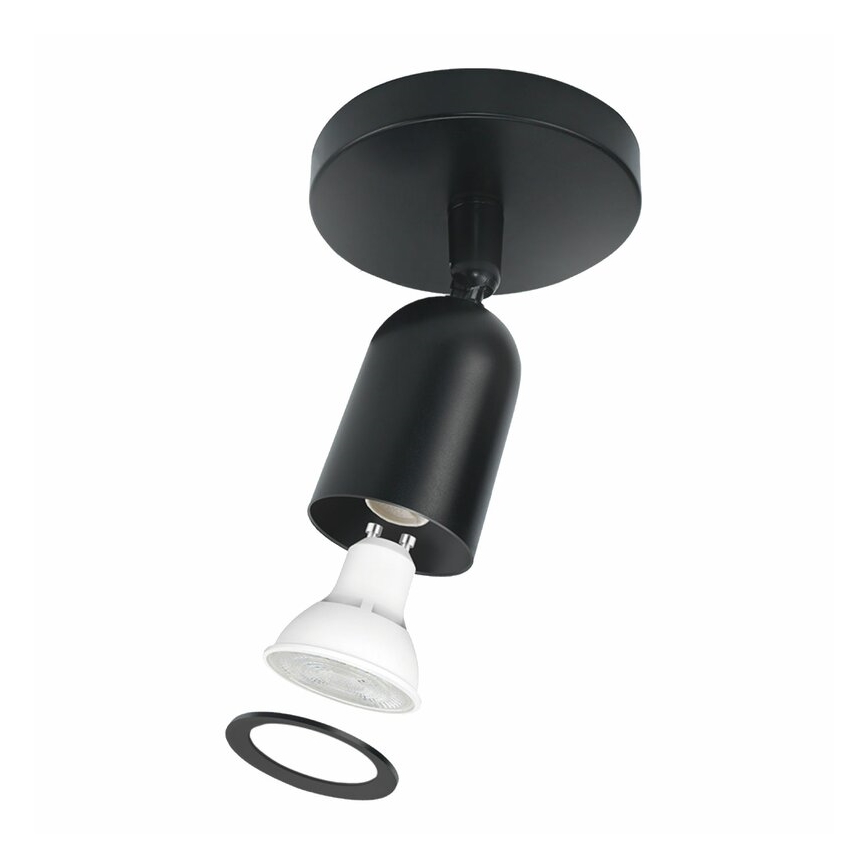 Точковий світильник SOLIS 1xGU10/6W/230V чорний