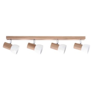 Точковий світильник SVENDA 4xE27/60W/230V дуб
