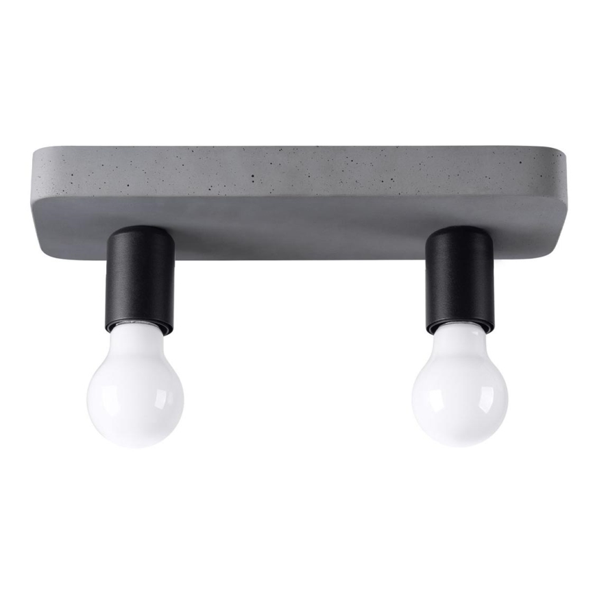 Точковий світильник TAVO 2xE27/15W/230V бетон