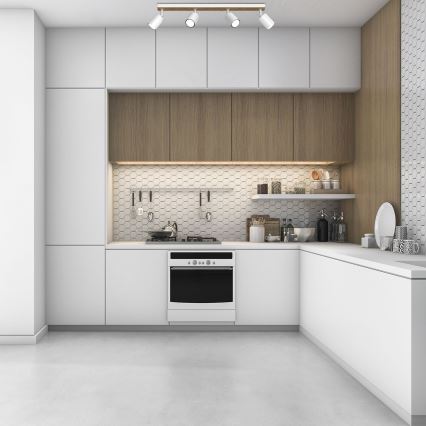 Точковий світильник TERRA 4xGU10/8W/230V білий/дуб