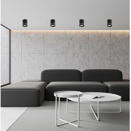 Точковий світильник TUBA 1xGU10/15W/230V чорний