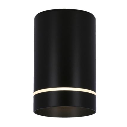 Точковий світильник TUBA 1xGU10/15W/230V чорний