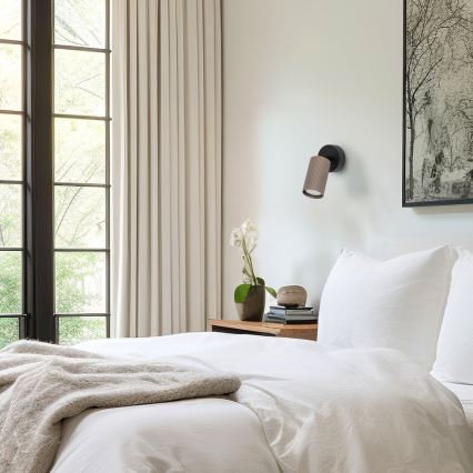 Точковий світильник TUNE 1xGU10/10W/230V чорний/коричневий