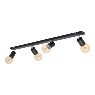 Точковий світильник TUNE 4xE27/20W/230V чорний