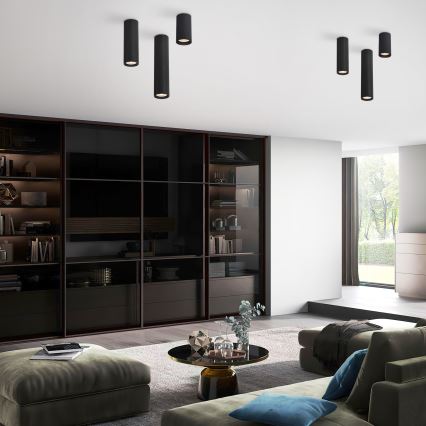 Точковий світильник TUNE L 1xGU10/10W/230V 24 см чорний