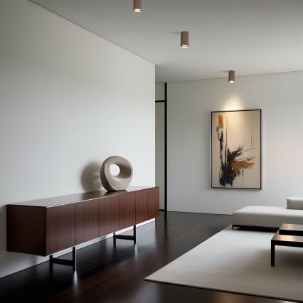 Точковий світильник TUNE S 1xGU10/10 Вт/230 В 10 см коричневий